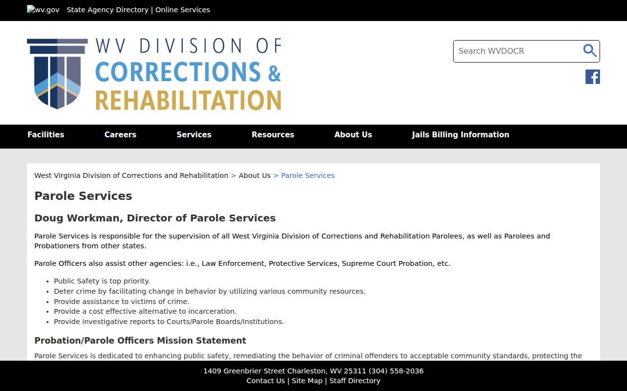 Hillsboro criminal records in Pocahontas County and WVDCR Parole Services
