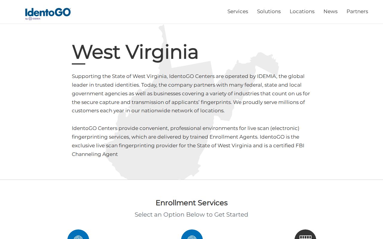 Pocahontas County criminal record fingerprint location search