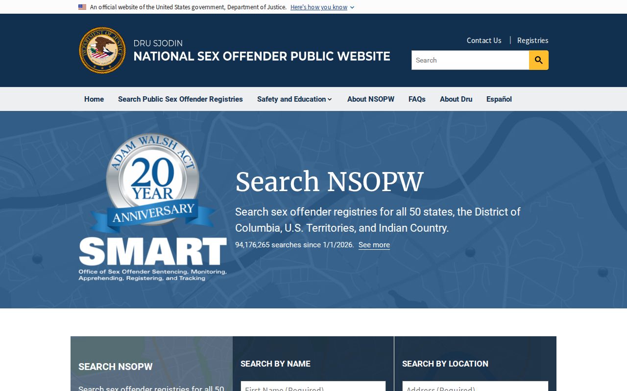 National search for Pocahontas County sex offender records